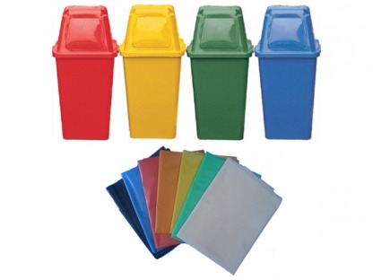 ถังขยะ และถุงขยะ - ถังขยะ มีหลาย ขนาด หลายรูปแบบ  ติดต่อสอบถามไดนะค่ะ 
ถุงขยะ มีหลาย ขนาด มีทุกสีค่ะ สอบถามได้นะค่ะ
